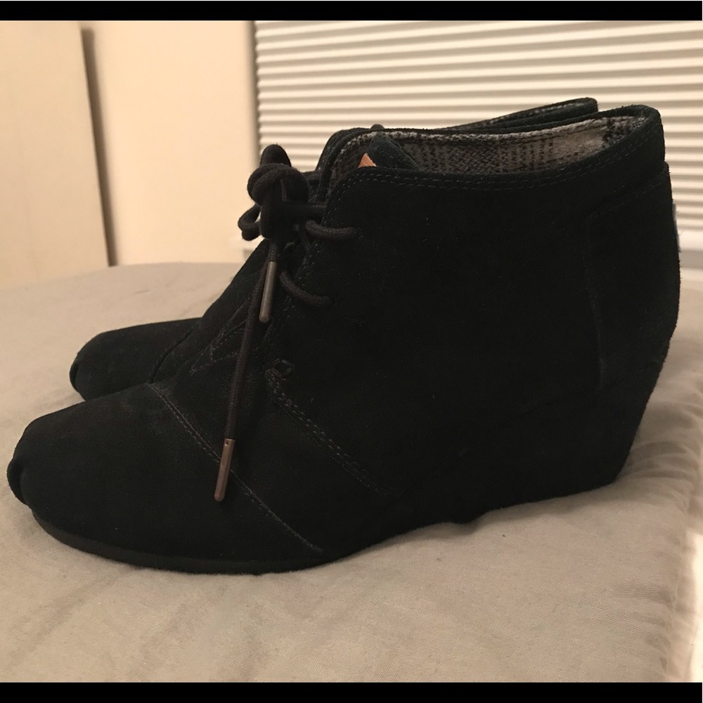 Toms Desert Wedge Bootie Women’s 10